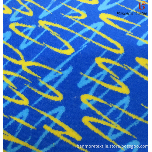 100%Polyester Car Seat Fabric Painting Designs/Car Seat Fabric
